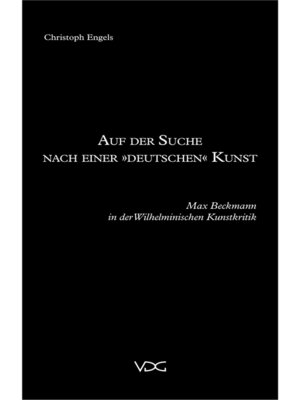 cover image of Auf der Suche nach einer "deutschen" Kunst